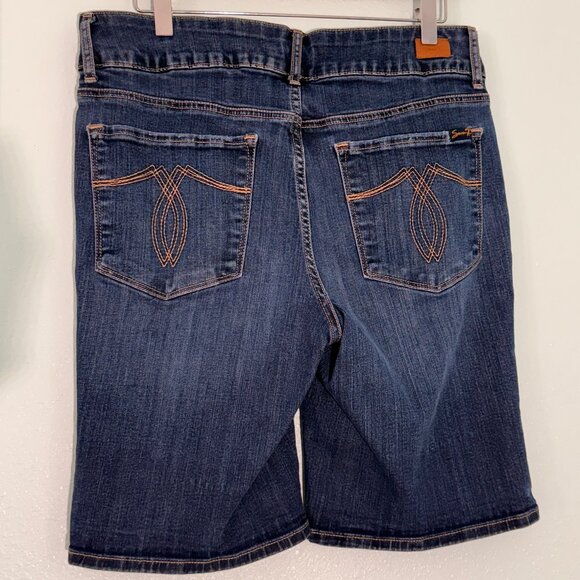 Seven7 Tummyless Jean Shorts Size 12 - Picture 2 of 7